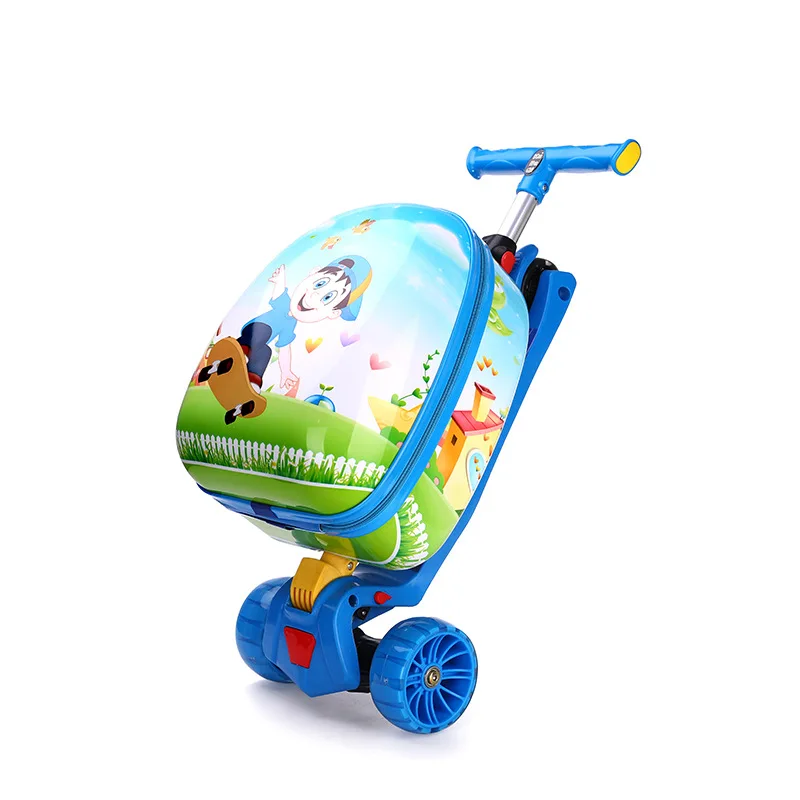 Vaikams motoroleris lagaminą saugojimo vežimėlio atveju bagažo riedlentė vaikams vežti-dėl vaikų bagažo važinėti troleibusais atveju žaislas ant ratų