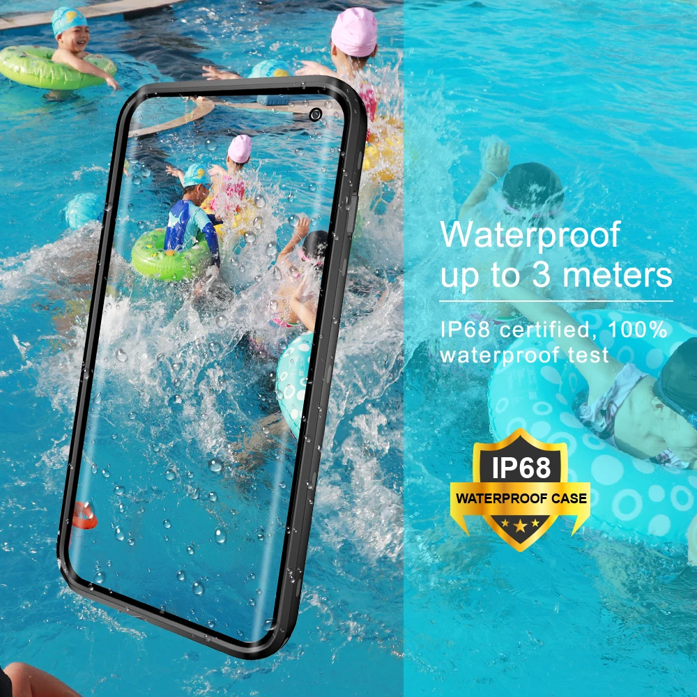 Atsparus vandeniui Case For Samsung Galaxy S20 Plius/S20 Ultra Plaukimo, Nardymo Dangtelis Skirtas Samsung Galaxy S10 Plius/S10E Galinį Dangtelį Atvejais