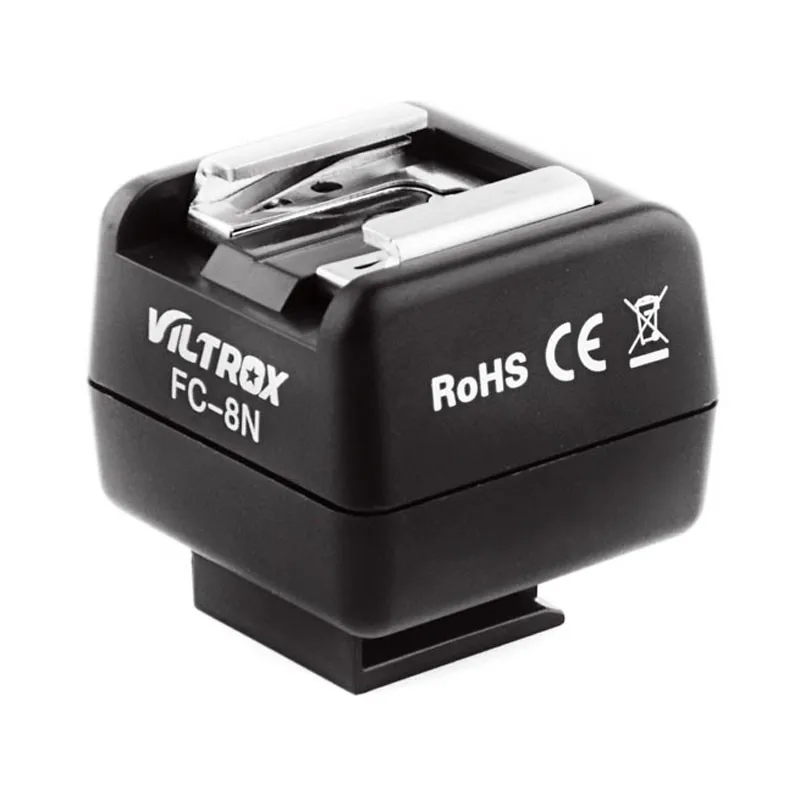 Viltrox FC-8N Belaidis blykstės ir fotoaparato kontaktinės jungties Flash Nuotolinio Vergas Sukelti Konverteris w/ PC Lizdas Canon f 