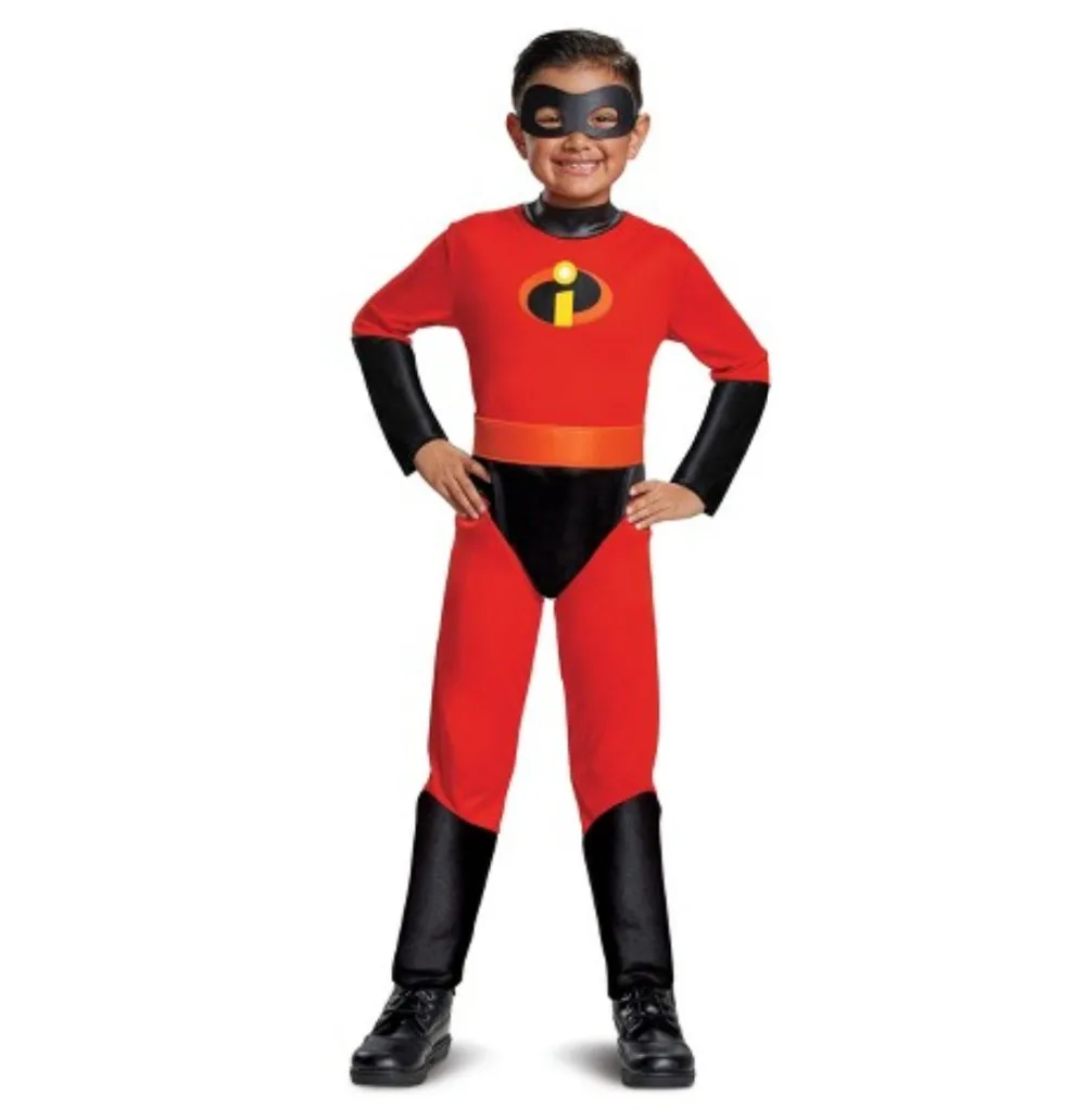 Naujas Berniukas Ponas Neįtikėtinai 2 Cosplay Kostiumai Vaikams, Superhero Fancy Dress Jumpsuit Merginos Helovinas Violetinė Cosplay Su Kauke