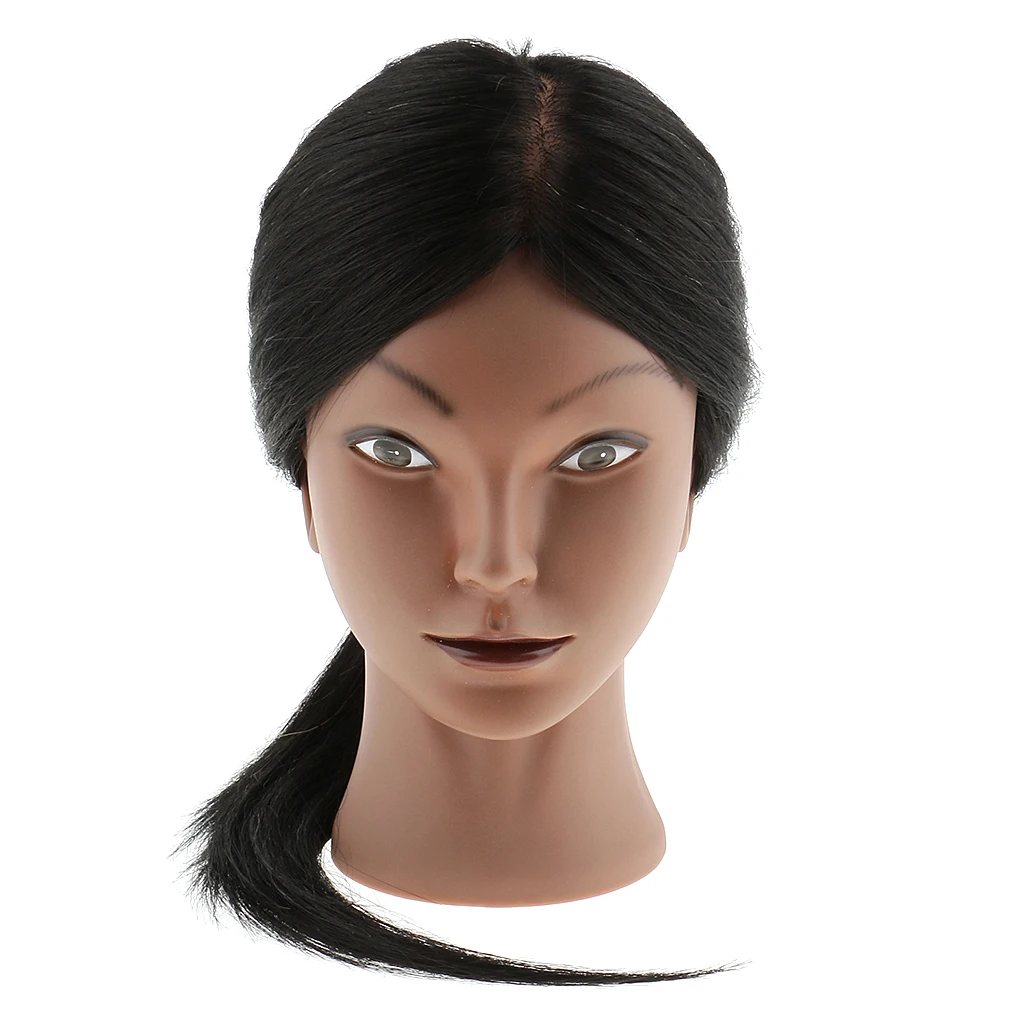 Kosmetologijos Silikono Praktika Mokymo Manekeno Galvą Tiesiai Žmonių Plaukų