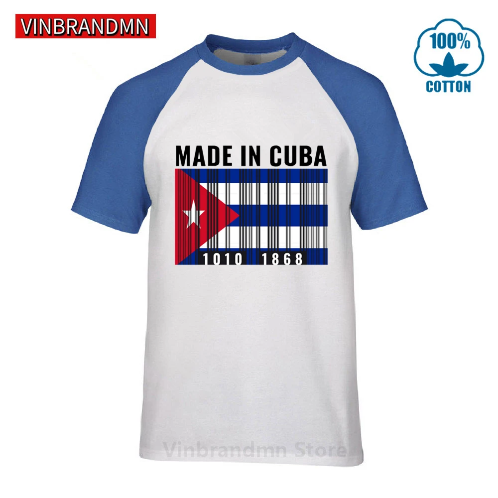 Nauja Kuba Paveldo Kubos Šaknys Brūkšninis kodas marškinėliai moterims, vyrams Labai aprangos mėgėjams Kubos Vėliava T-shirt Kubos Pasididžiavimas gimė teeshirt
