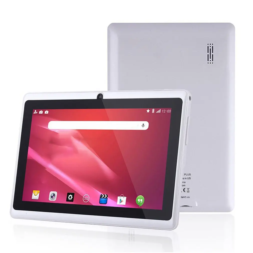 Nešiojamų Dydžio Planšetinį kompiuterį 7 colių Tablet už Allwinner A33 Tablet PC 512MB+ 4GB Android 4.4 Quad Core Q88 Vaikams PADAS