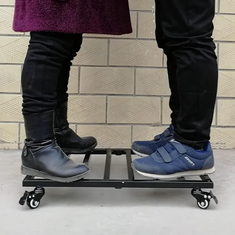 HQ 100KGS Guolių Metalo Transportavimo Vežimėlis Moving Vežimėlio Platformos Krepšelį, su Stabdžių ir Ratukai skirti Vazonas Įvairenybės Elementus Dolly