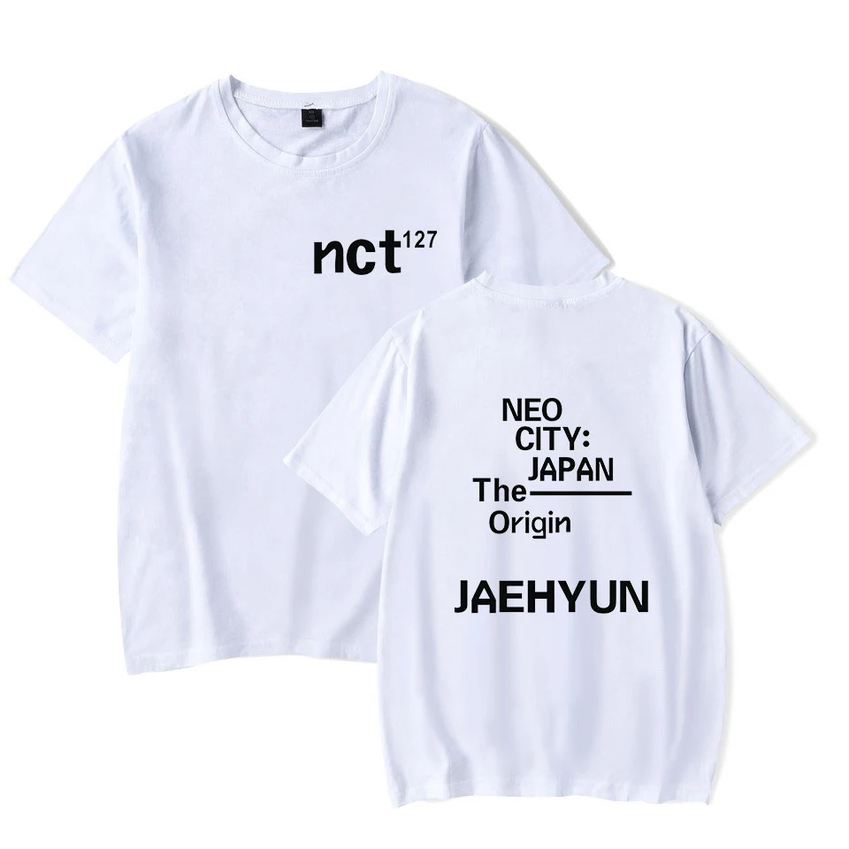 Kpop NCT U 127 Koncertas Albumo Marškinėliai Moterims, Vyrams, Atsitiktinis Medvilnės Marškinėlius Nario Vardas Atspausdintas T-shirt Viršūnes Drabužius Camiseta Feminina