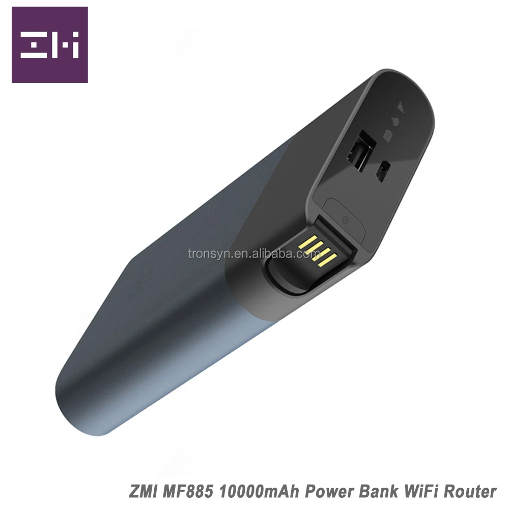 Didmeninė Originalus 150Mbps ZMI MF885 3G 4G LTE Belaidis Maršrutizatorius Maitinimo Bankas QC2.0 spartusis įkrovimas Ir 10000mAh Baterija