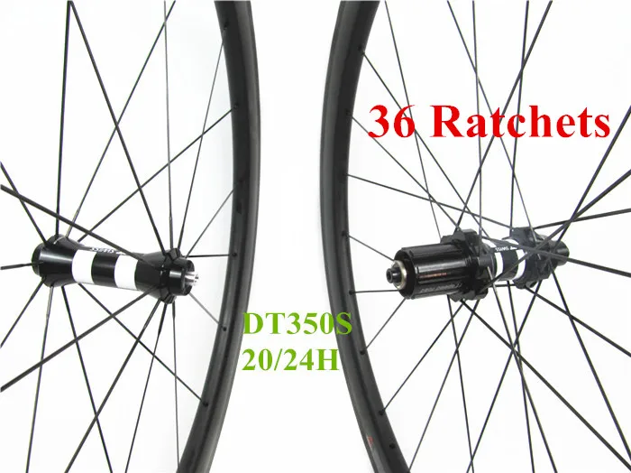 36 Ratchets centru! Farsports 30 38 50 60 88mm tubeless anglies ratų dviračio rato kelių 23 25mm plataus kniedė, skirta anglies varantys DT350S