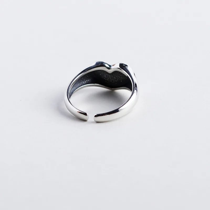 OUFEI 925 Sterlingas Sidabro Žiedai, Skirta Moterų Širdies Žiedas Paprasta Vasaros Fingeer Atidarymo Žiedų 2020 Naujų Papuošalų B1099
