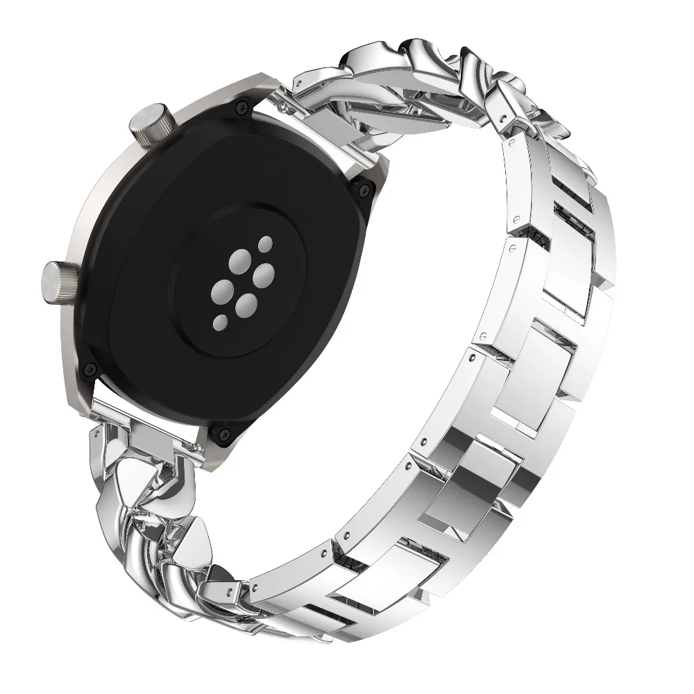 Už GT gt2 46mm Dirželis 22mm Lydinio Watchband už Huawei Žiūrėti GT 2 46mm/ Garbės Magic Smart Apyrankę Pakeitimo Apyrankė Correa