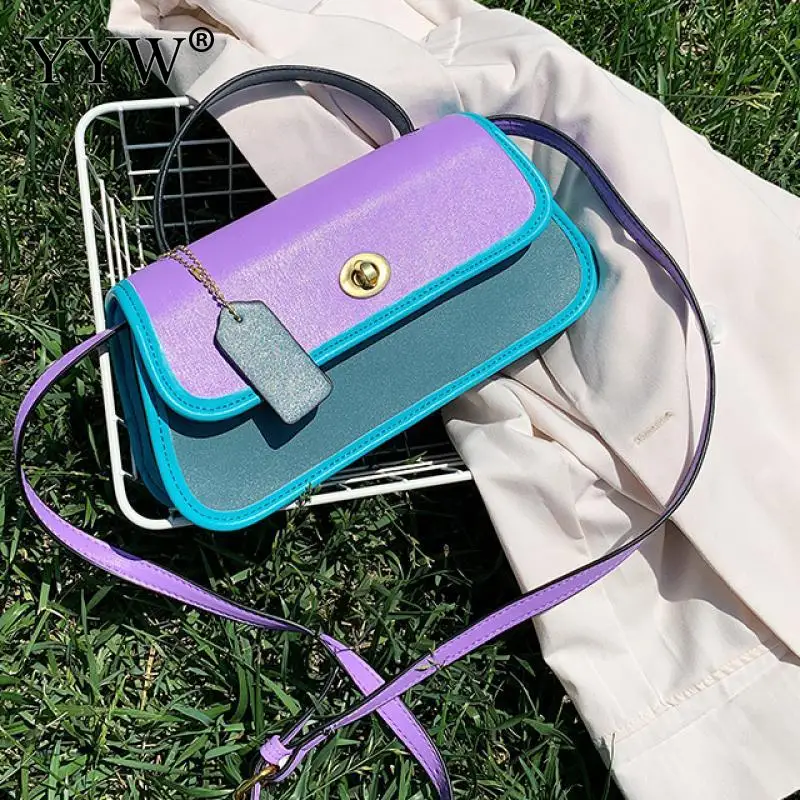 Violetinė Crossbody Krepšiai Moterų 2020 Naujas Mini Mielas Rankinukas Dizaineris pečių maišelį Mados Krepšys Kelionės Bolso Mujer Piniginės