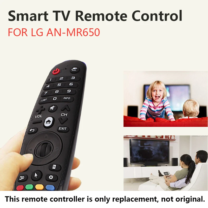 TV Nuotolinio 433 MHz Patvarus Pakeitimo TV RC SR-600 Smart Tv Nuotolinio Valdymo LG AN-MR650 Universalios