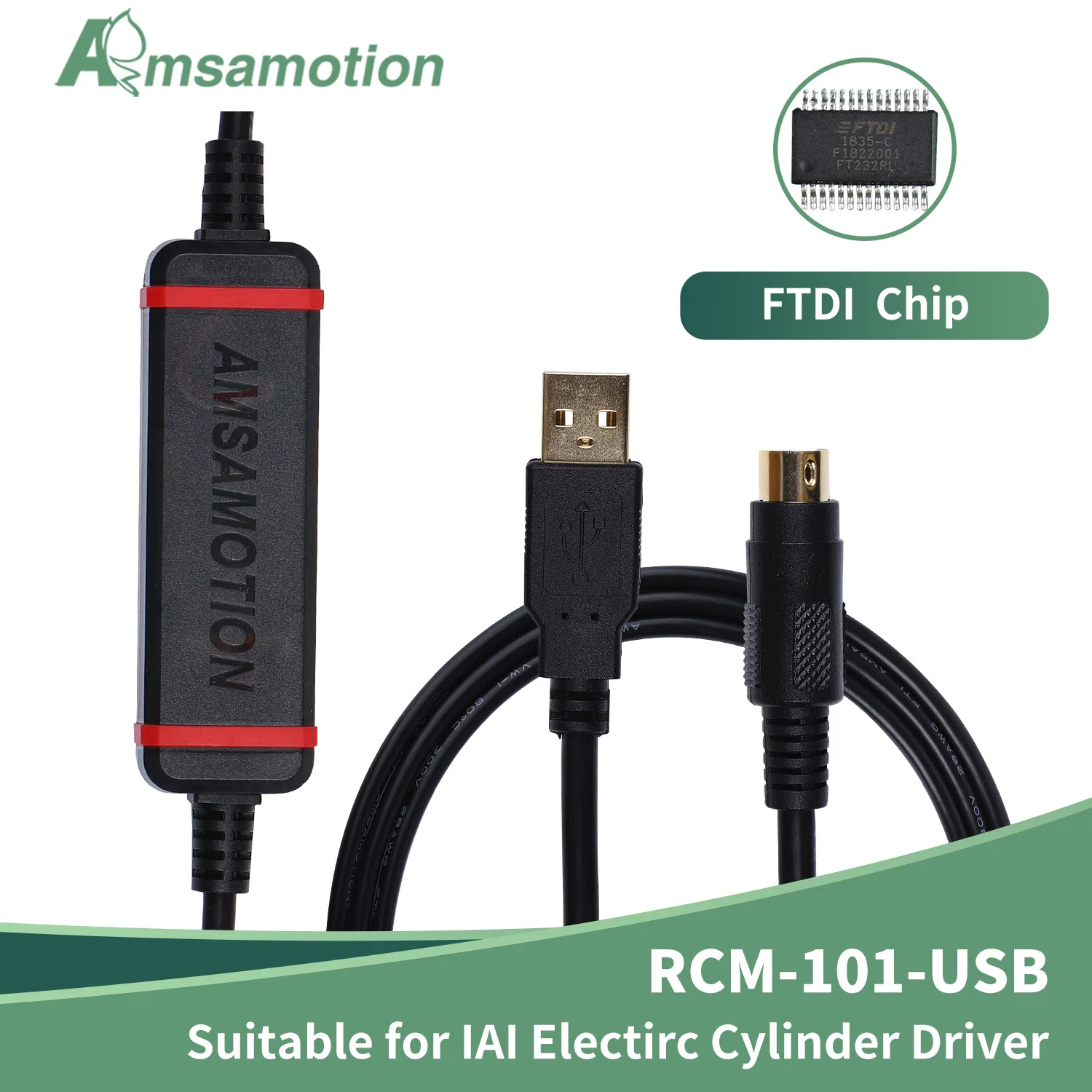 RCM-101-USB Programavimo Kabelis Tinkamas IAI Electirc Cilindrų Vairuotojo ACON/PCON/SCON Derinimo Kabelis