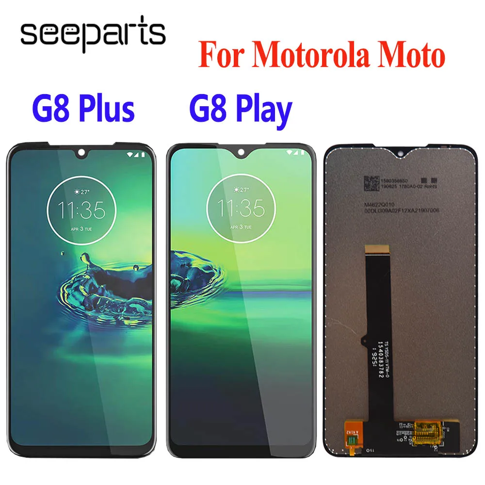 Patikrintas Motorola Moto G8 Žaisti XTLCD Ekranas Jutiklinis Ekranas Digiziter Asamblėjos Pakeitimo G8 Plius LCD Ekranas