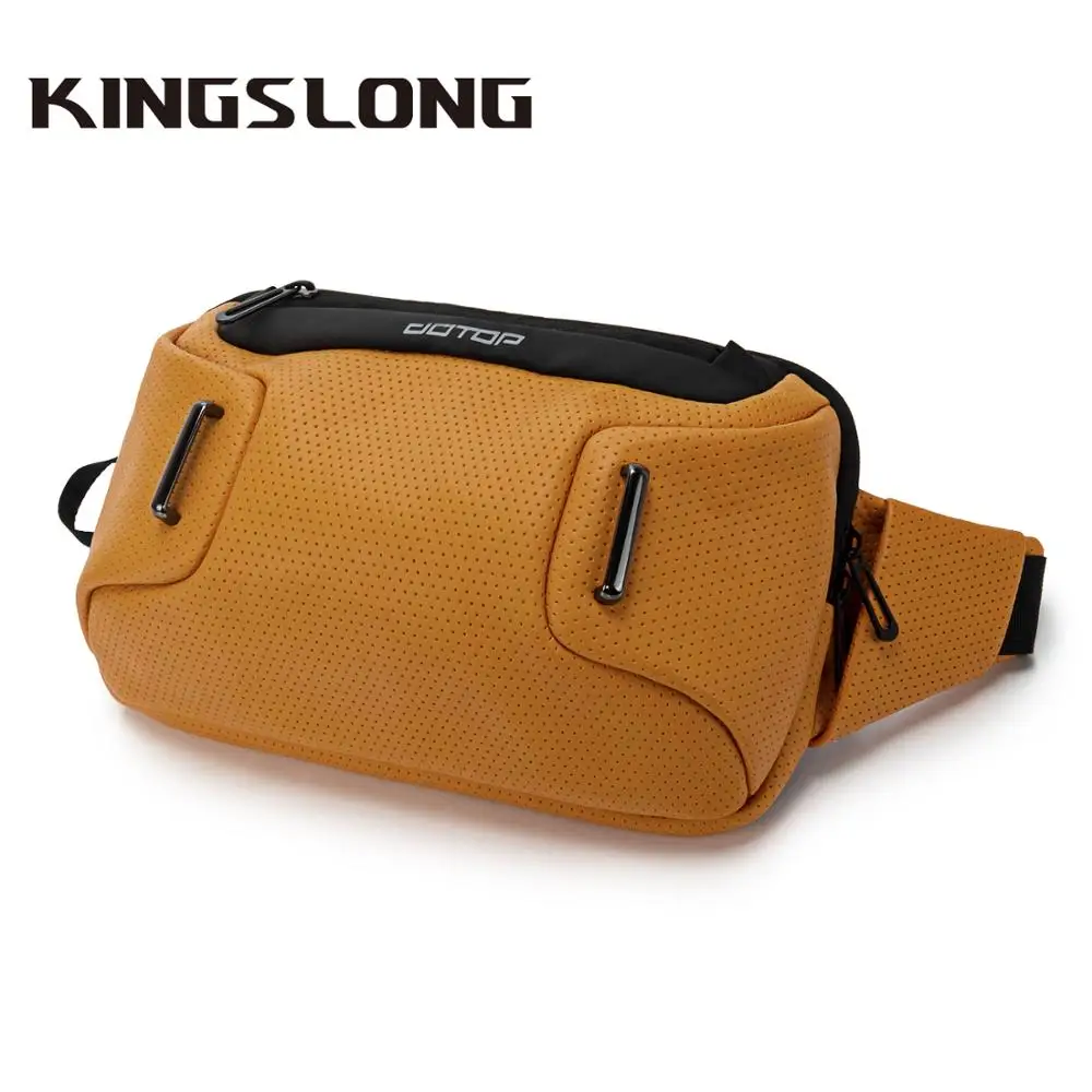 Kingslong kūno maišelį vyrų sporto krūtinės maišelis atviras juosmens krepšys, Krepšiai, diržai vyrų Pečių 