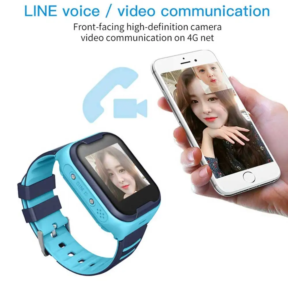 2019 Naujas A36E Vaikams Žiūrėti Smart 4G Vaikai Smart Watch Telefono SOS Kamera Sim Kortelės Lizdo Jutiklinio Ekrano Žaidimas SmartWatch vaikams