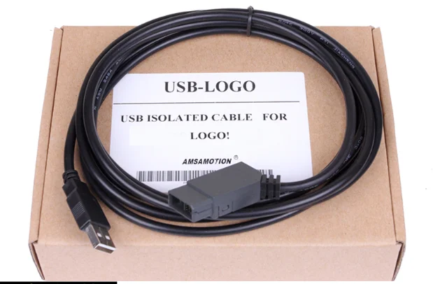 1pcs USB-LOGOTIPAS 6ED1057-1AA01-0BA0 programavimo kabelis Siemens / LOGOTIPAS! USB KABELIS atsisiųsti USB IZOLIUOTAS KABELIS 