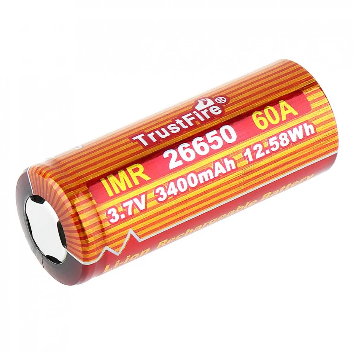 TrustFire 2vnt IMR 26650, 3,7 V 3400mAh Li-ion Įkraunama Baterija su Saugos Vožtuvas LED Žibintuvėlis / Žibintai