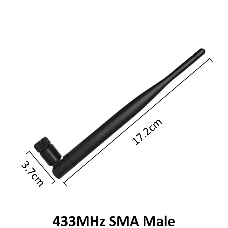 10vnt 433MHz 5dbi Antenos SMA Male Jungtis lankstymo 433 mhz antena vandeniui kryptinės antenos+ RP-SMA/u.FL Galiuku Laidu