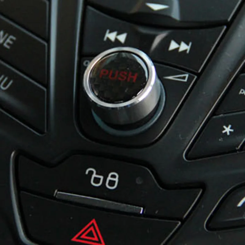 Automobilių Aliuminio garso Valdymo Mygtukas Apdailos Dangtelio Mygtuką, Mygtuką Lipdukas, Dangteliai 