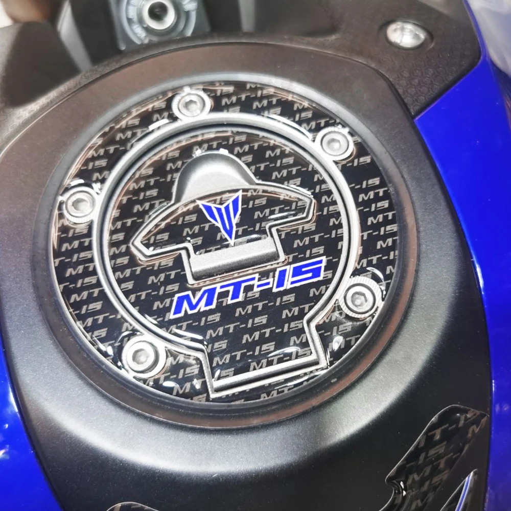 Motociklo 3D Gelio Apsauga, Dekoratyvinis Lipdukas moto Degalų Bako Dangtelio Lipduko Kuro Bako lipdukas Rinkinys, Skirtas Yamaha Lipdukas MT-15 mt15