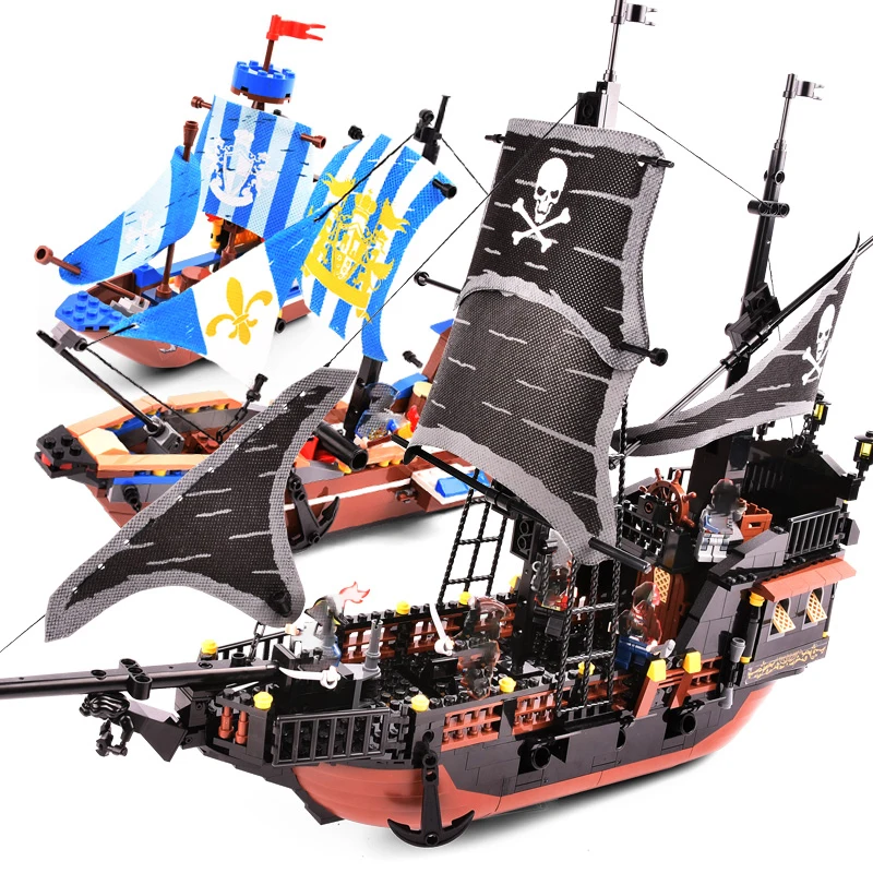 Naujas Black Pearl Piratų Laivas Uosto Serijos 