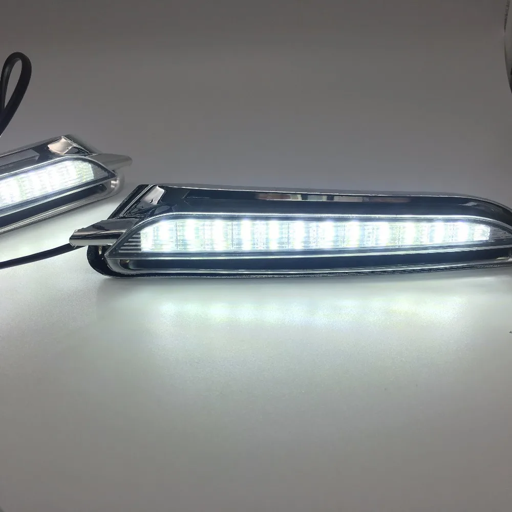 LYQ 2VNT/komplektas LED DRL automobilio vasaros Dieniniai Žibintai Buick Encore 