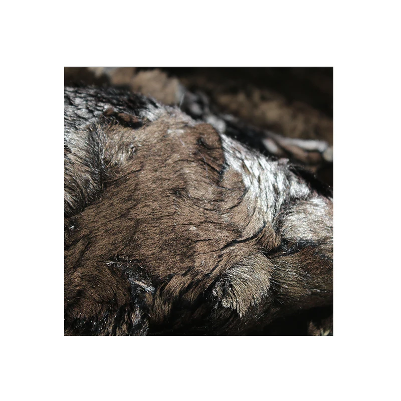 Karšto AUKSO rudos kūrybos kailio kreko metalo vilnoniai audiniai kailis dizainerio drabužių dirbtinis pliušinis dirbtiniais kailiais audiniai kratinys