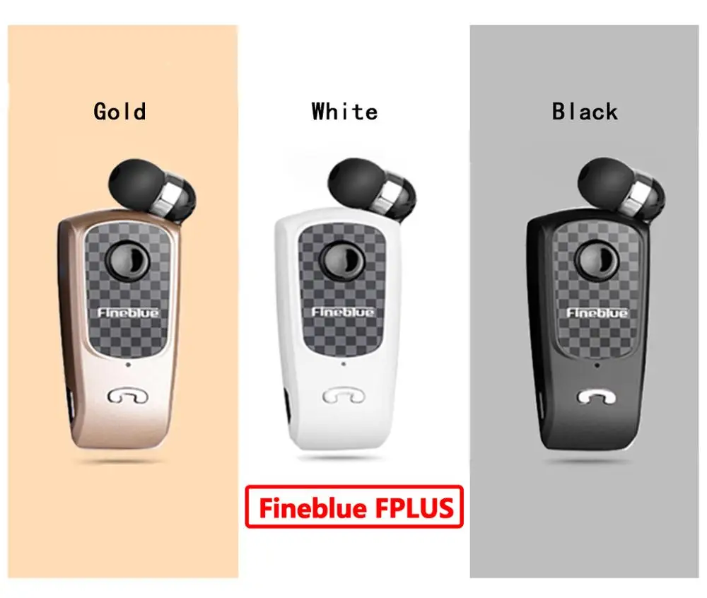 2019 Fineblue FPLUS prisegamai Bluetooth V4.0 / V4.1-ear Ausinių laisvųjų Rankų Atramos, 