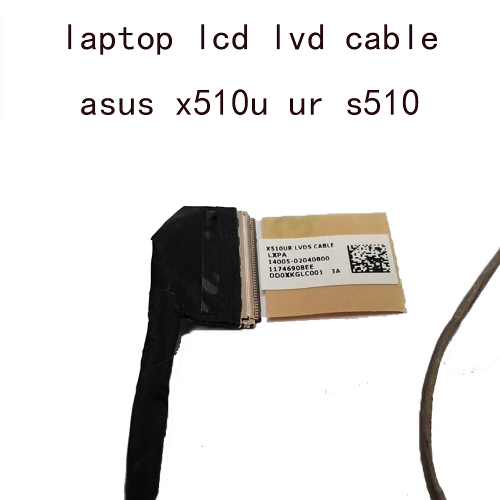 DD0XKGLC001 nešiojamojo kompiuterio LCD LVDS Vaizdo Flex Kabelis Asus X510 X510UR JT UQ V510U A501UN S510UQ UA 14005-02040800 30 smeigtukai