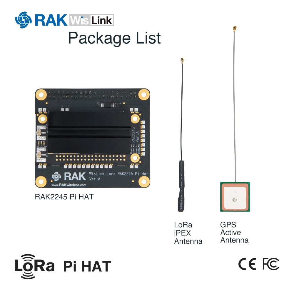 WisLink LoRa Valdybos Koncentratorius Modulis su Aviečių Pi remiantis SX1301 RAK2245 Pi SKRYBĖLĘ GPS Antena iš Anksto įdiegti LoRa vartai OS