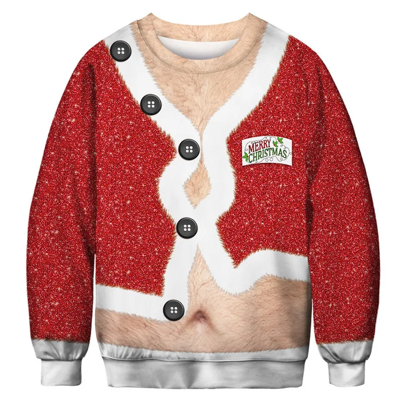 Klaidingą Bjaurusis Kalėdų Džemperis Unisex Vyrai, Moterys, Atostogų dovanų Megztiniai Megztinis jersey hombre Naujovė Rudens Žiemos Drabužių