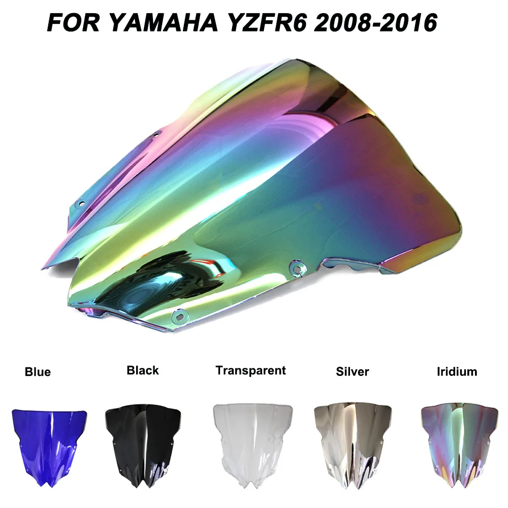 ABS priekinis Stiklas, Skirtas Yamaha YZF-R6 2008 2009 2010 2011 2012 2013 2016 Motociklo priekinio, galinio Stiklo Iridium Vėjo Deflektoriai