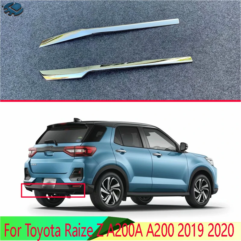 Toyota Raize Z A200A A200 2019 2020 Automobilių Reikmenys ABS Chrome Galinis Bamperis Slysti Raštas Guard Plokštė