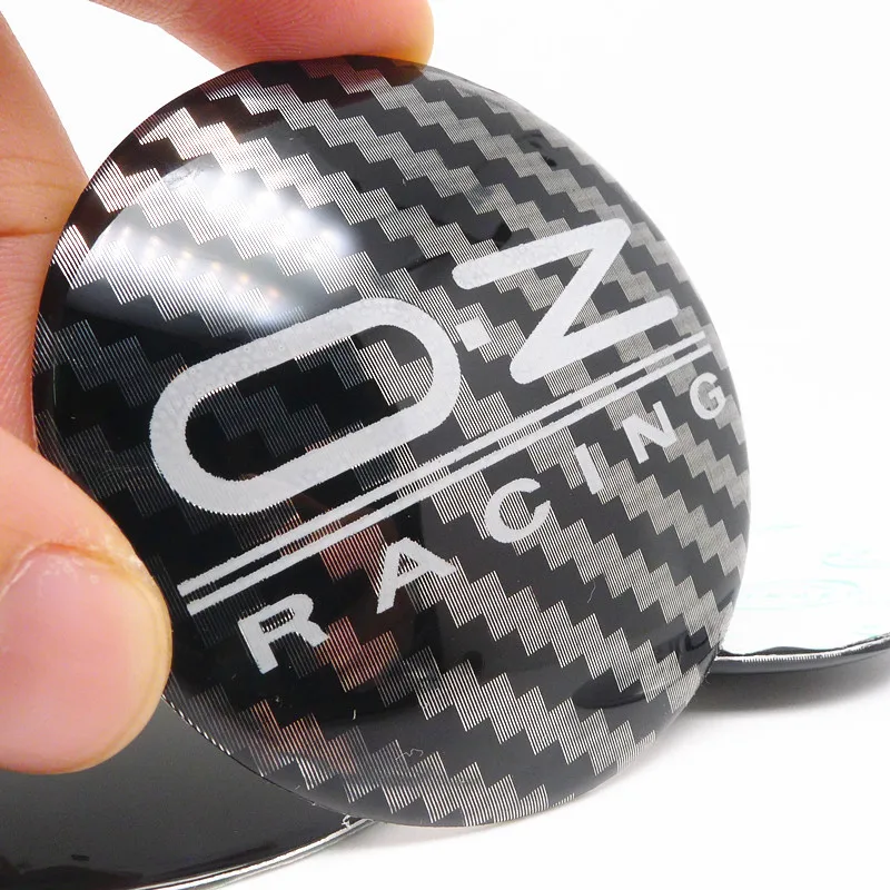 4pcs OZ Racing Center Cap Lipdukas 55mm Rato Stebulės Dangtelis Logo Logotipas Ženklelis