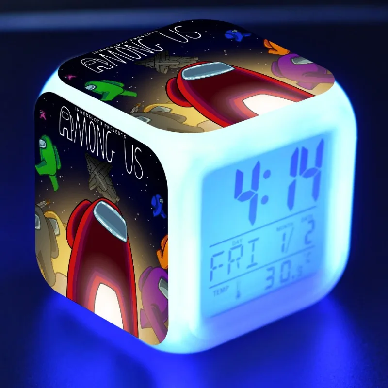 3D Tarp Mūsų Žaidimas Spausdinti Žiūrėti Reloj Despertador Skaitmeniniai Laikrodžiai LED Laikrodis-Žadintuvas Uodegos MilesDr.Robotnik Horloge Digitale Siųsti