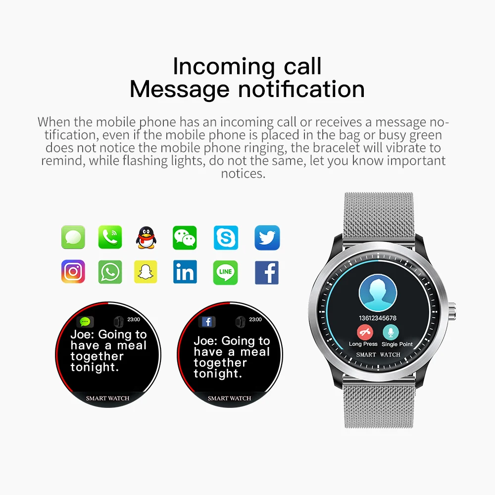 2020 Vyrų smart watch vyrų IP68 vandeniui Pranešimą stumti Širdies ritmo monitorius Fitness tracker Vyrų Sporto smartwatch 