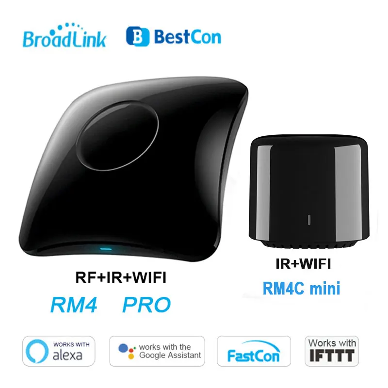 Broadlink RM4 Pro RM4C Mini con IR RF 4G Wifi Universalus Balso valdymo pultelio Protingas Dirbti Su Alexa 