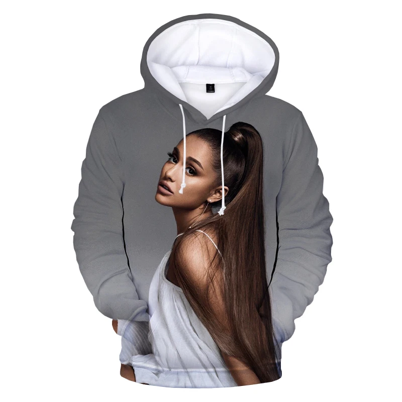 Ariana Grande 3D Spausdinimo Hoodie Megztiniai Vyrams, Moterims Rudens Mados Atsitiktinis Hip-Hop Puloveris Harajuku Streetwear Negabaritinių Hoodies