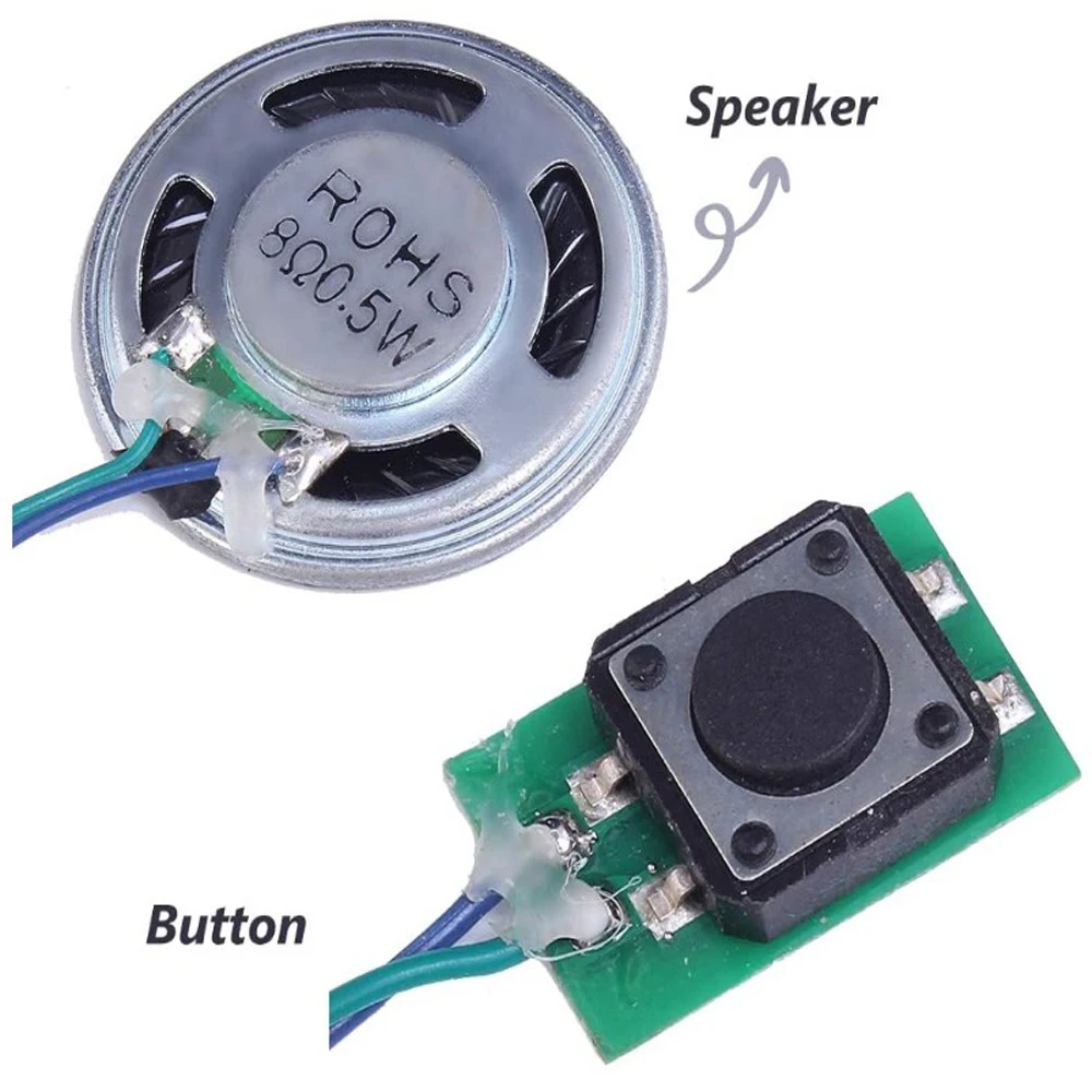 Įrašomojo Garso Modulis Mygtuką Kontrolės 8M MP3, WAV Muzikos Balso Grotuvas Programuojami Valdybos Garsiakalbis su 
