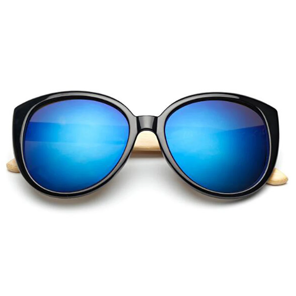 BerWer Medienos Akiniai nuo saulės Vyrams UV400 Saulės Akiniai Moterų Akiniai Originalus Bambuko Sunglass oculos de sol feminino Dropshipping
