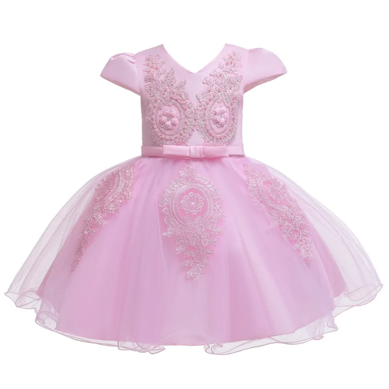 Mergina Inscenizacija Suknelės Oficialaus Princess Dress Vaikai Vestuves Suknelė Birthday Party Dress Mergaitė Nėrinių Šalis Ir Banketų Suknelė