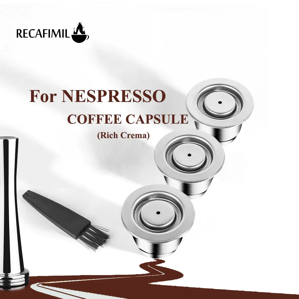 Daugkartinio naudojimo Kapsulė už Nespress Recargables Epresso Mašinos Essenza Mini Pixie Inissa Kavos Filtrai Drippers Nerūdijančio Plieno