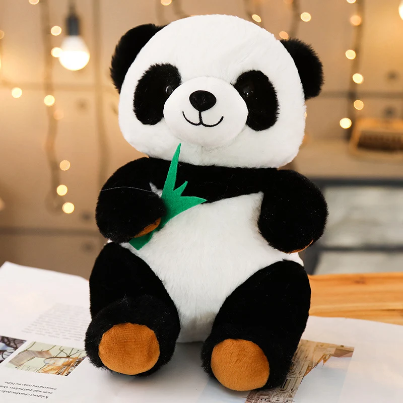 1PC 25/40/50cm Naujas Mielas Big Panda Lėlės Pliušinis Žaislas Baby Bear Pagalvę Panda Medžiaga Lėlė, Vaikams, Žaislai, Kūdikių Gimtadienio Dovana Girl