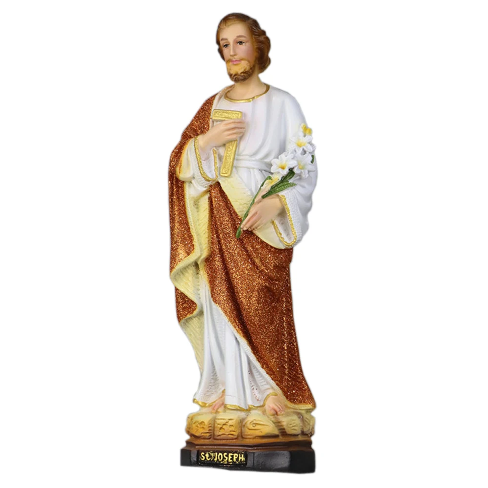 Jėzaus Statula Statulėlės Pav Our Lady of Lourdes Skulptūra Dervos Romos Katalikų Stalo Statula Dekoratyvinės Statulėlės Aukštis 30cm