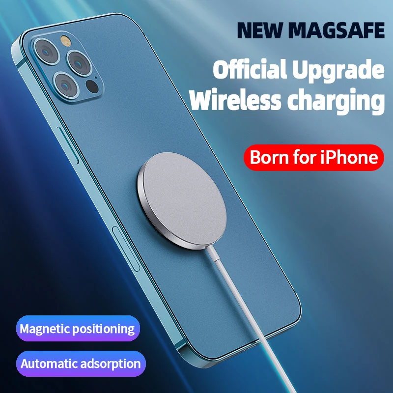 Iphone 12 belaidžio įkrovimo 5W 7.5 W 15W suderinama su PD ir QC iPhone 12 pro įkroviklis adapteris Magsfing Magsave