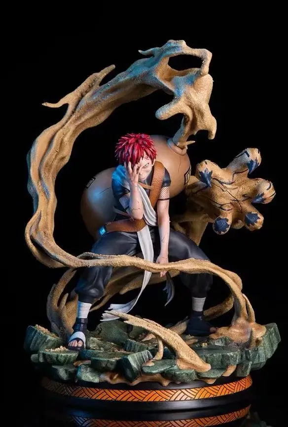 Japonijos Anime Naruto Shippuden Gaara PVC Veiksmų Skaičius, Žaislai Anime Smėlio Debesis Gaara Statula Kolekcines Modelis Žaislas Kalėdų Dovana