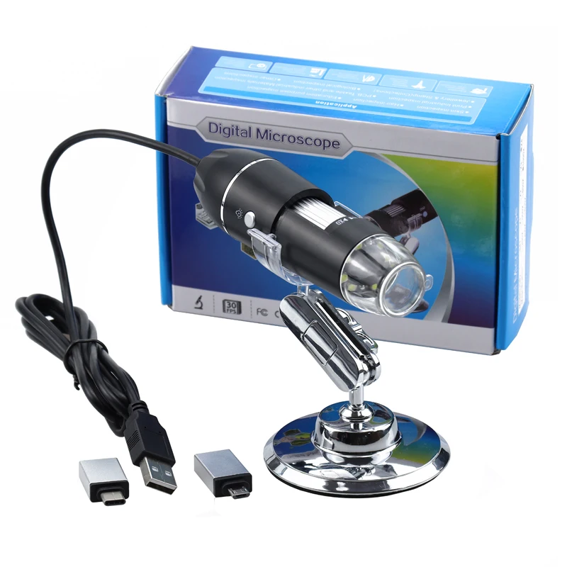 Mega Pikselių 500X 1000X 1600X 8 LED Skaitmeninį USB Mikroskopą, Microscopio didinamasis stiklas Elektroninių Stereo USB Endoskopą Fotoaparatas