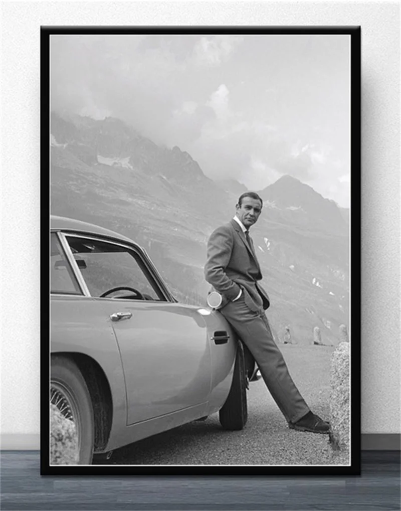 Filmai 007 Meno Plakatas Drobės Tapybos Sienos Nuotrauka Namų Dekoro Plakatai ir Spausdina