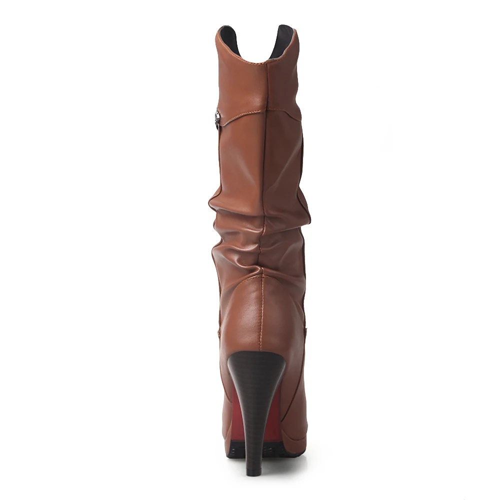 Karinluna 2019 dropship didelis dydis 32-46 retro aukštakulniai moteriški bateliai moteris batai platformos mic-blauzdos batai moterų avalynė moterims