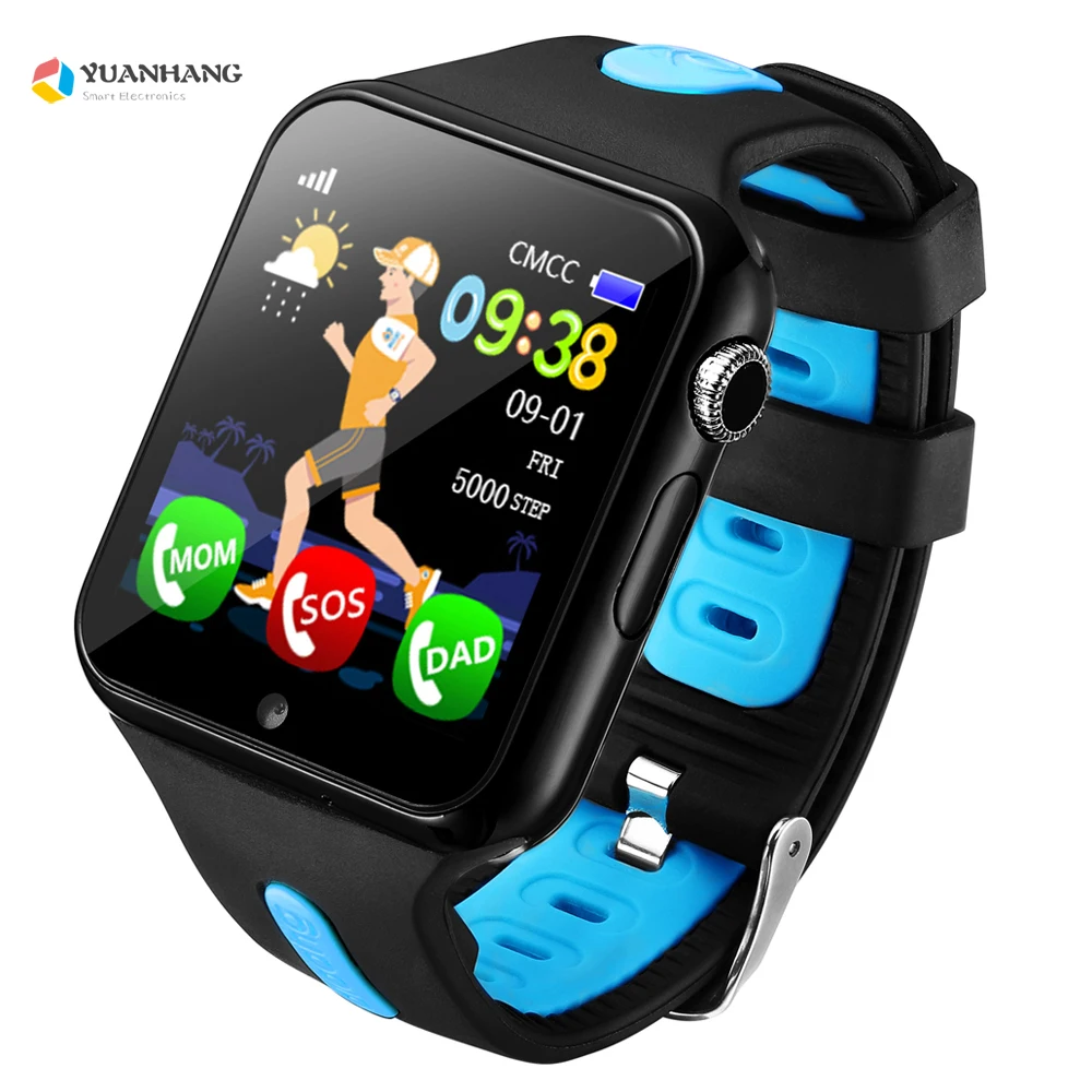 Smart GPS Wifi Vietą Studentas Vaikams Žiūrėti Telefonas Android 9.0 Laikrodis App Įdiegti Bluetooth Nuotolinio Fotoaparato Smartwatch 4G SIM Kortelės